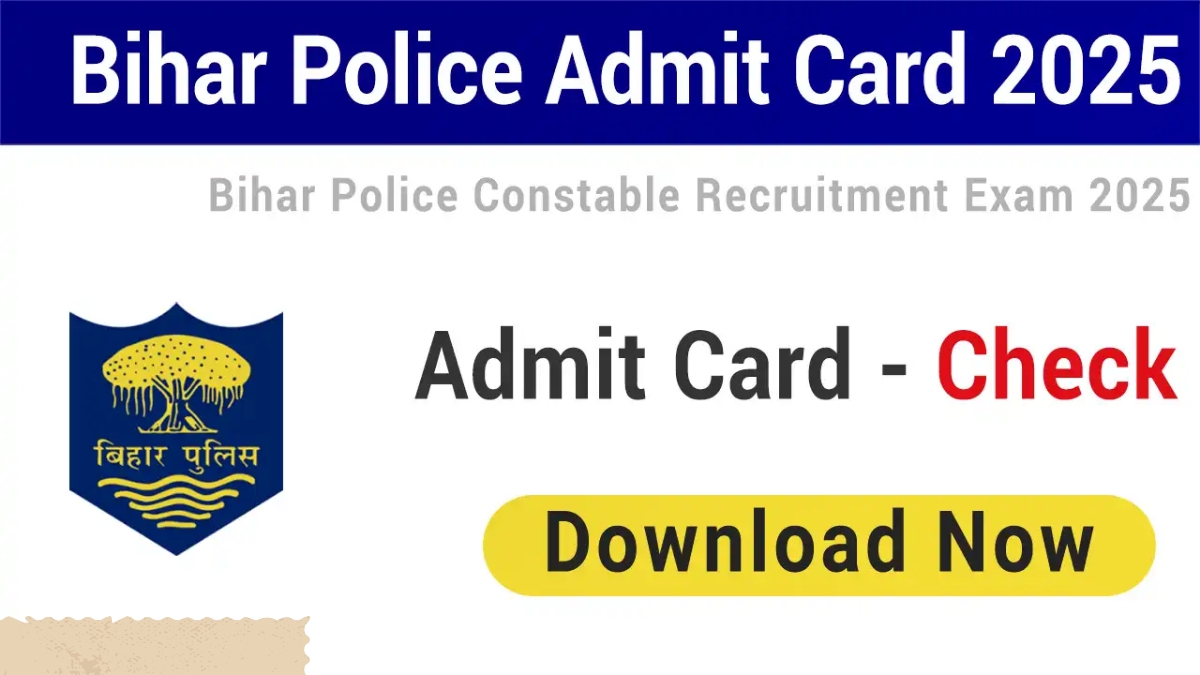 CSBC Bihar Police Constable Admit Card 2025