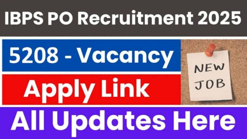 IBPS PO Recruitment 2025